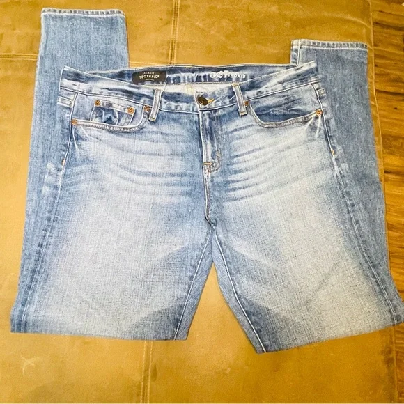 J. Crew Toothpick Jeans 32 Tall Ankle - Picture 2 of 7